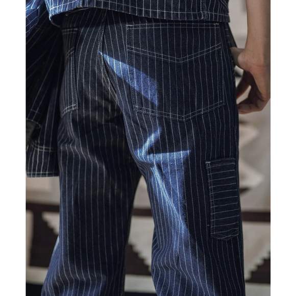 Non Stock Other - Non Stock W30 1920s Overall Wabash Railway Indigo Denim Work Pants 100%Cotton M